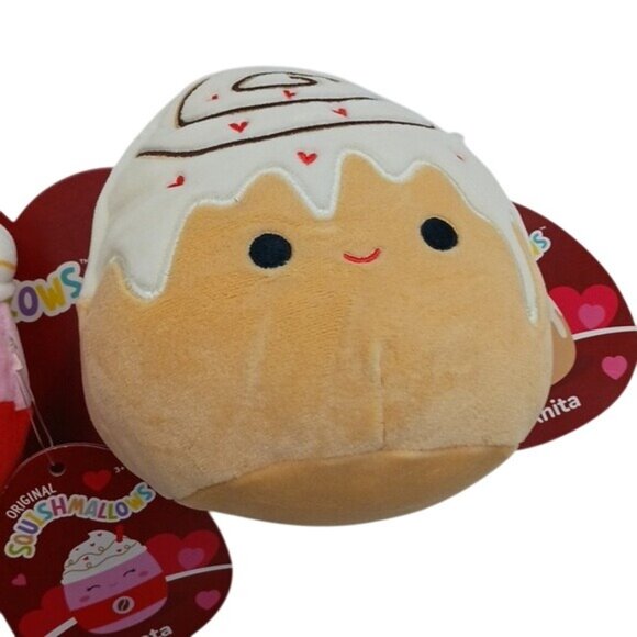 Squishmallows 2 Pack Valentines Day Plush Beata Anita Best Friends 5 Inch - Picture 3 of 6